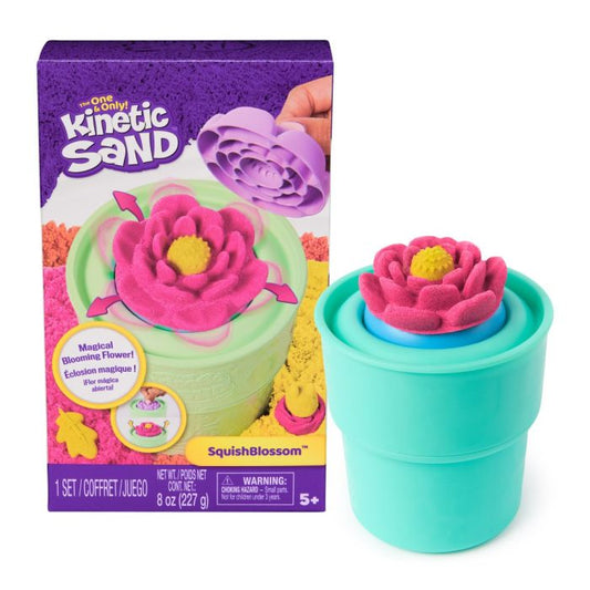 Kinetic Sand Squish Blossom Fiore che Sboccia