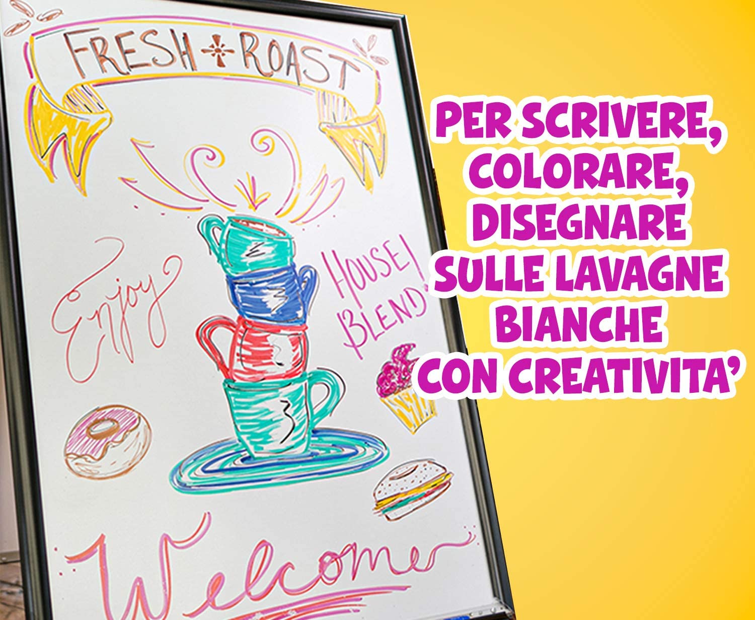 8 Pennarelli Per Lavagna Bianca - toysvaldichiana.it