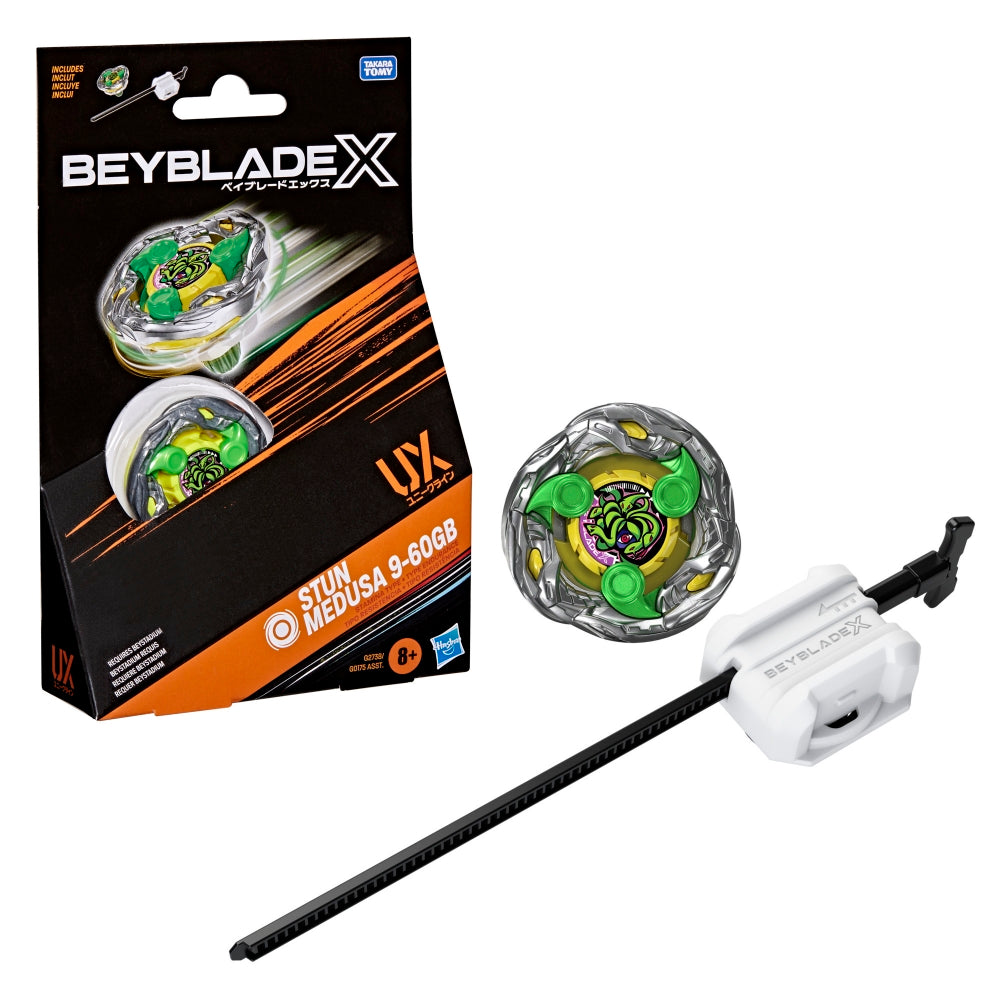 Beyblade X Starter Pack Stun Medusa 9-60GB Hasbro - trottola Beyblade X