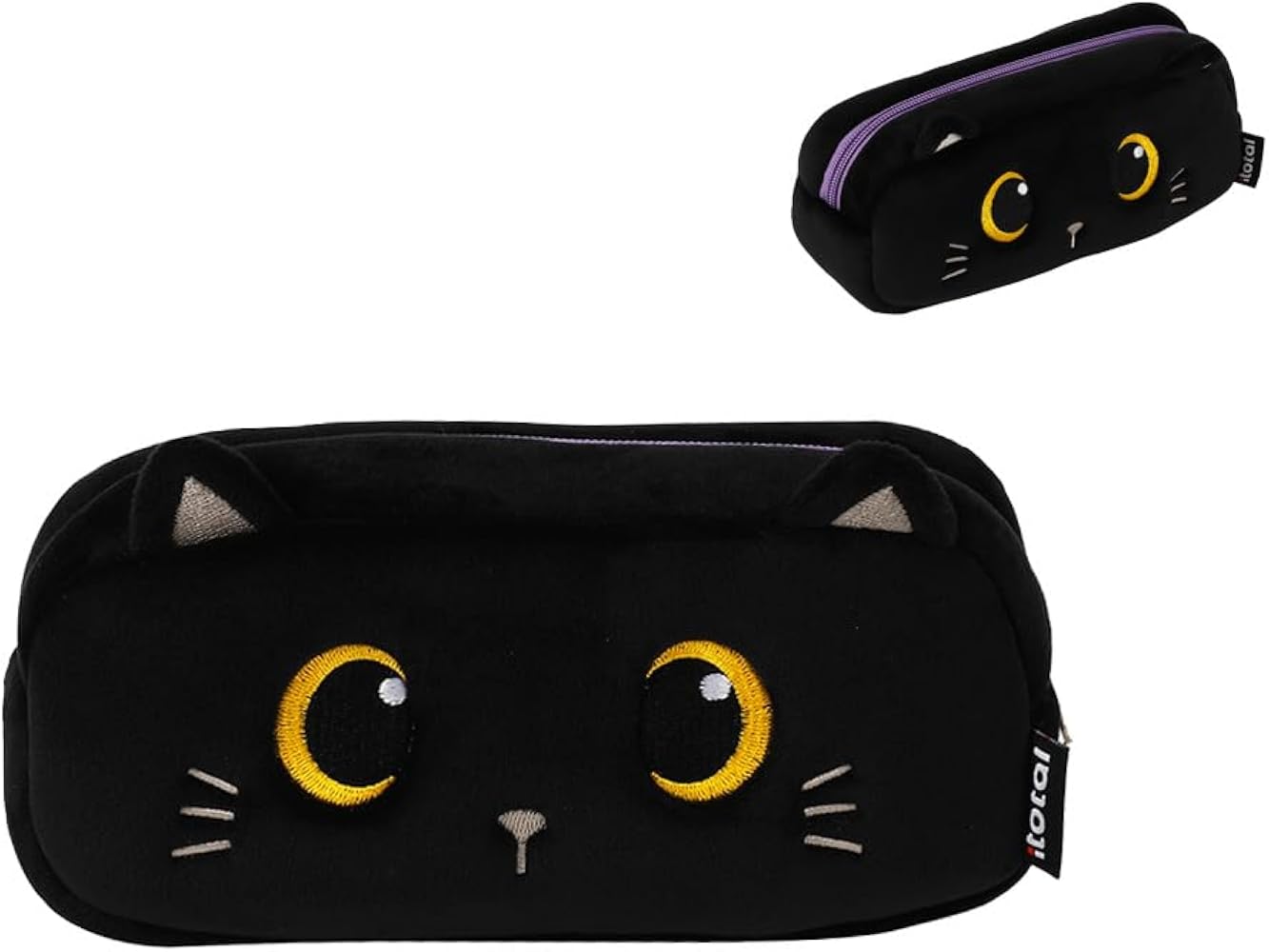 I-Total Specchietto Tascabile Gatto Nero