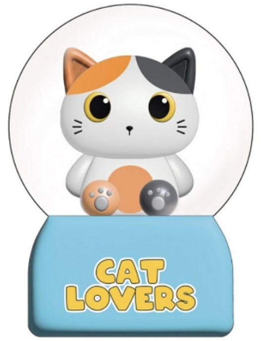 iTotal Snow Globe Orange Cat