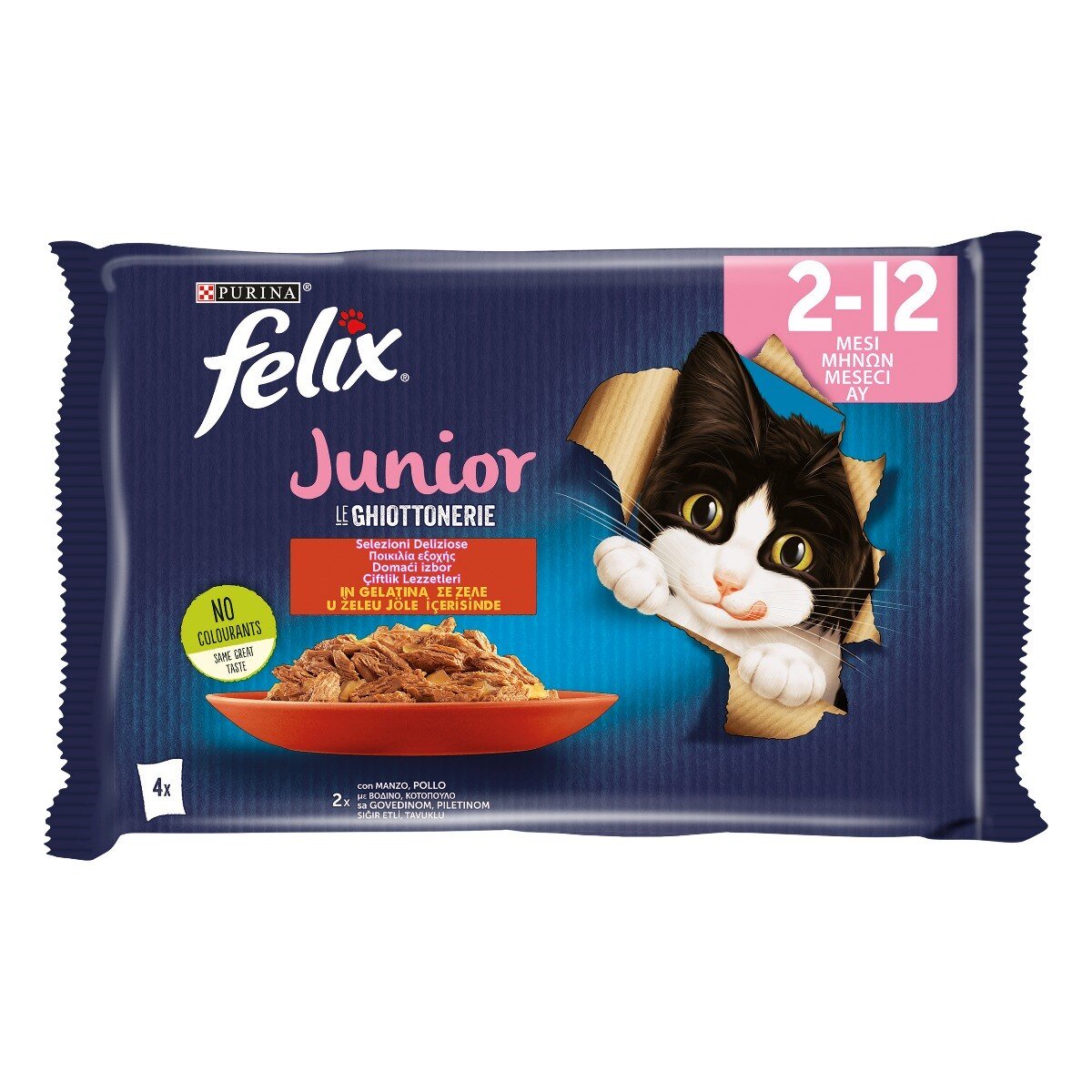 Purina Felix Le Ghiottonerie Junior Wet Food for Cats