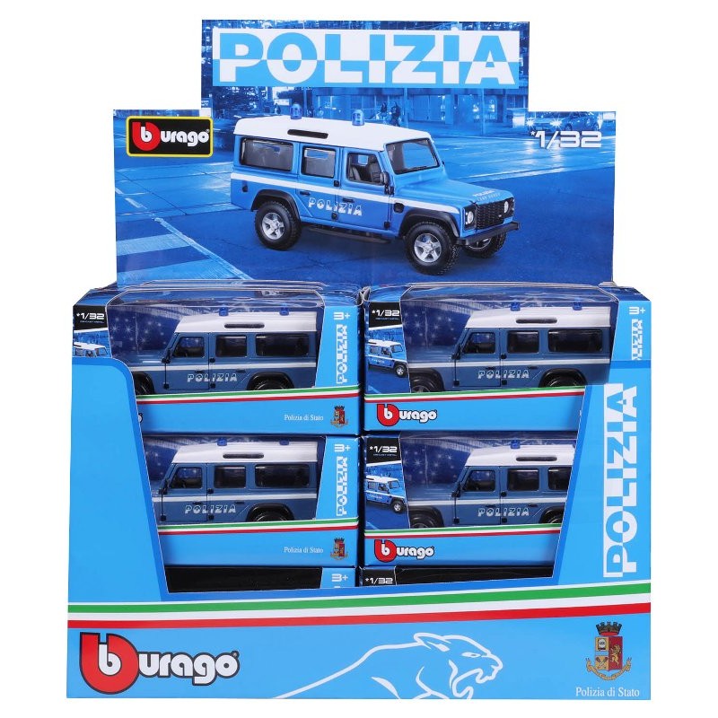 Bburago Land Rover Defender Polizia 1:32