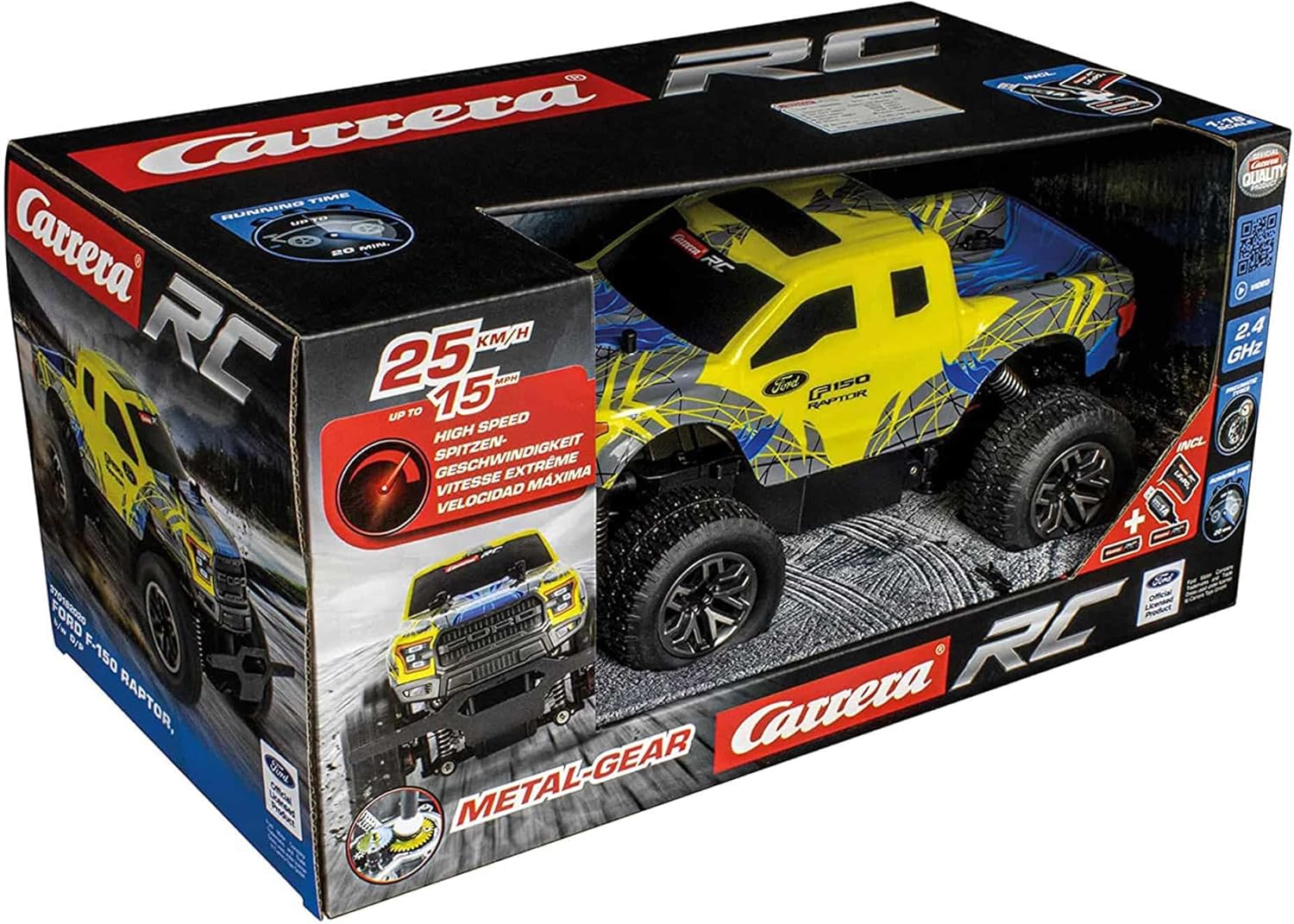 Ford Raptor 25km 2,4 Ghz Radiocomando