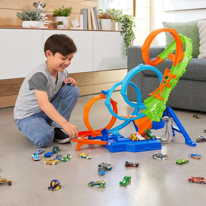 Hot Wheels Loop Crash Out Track Set HXT06