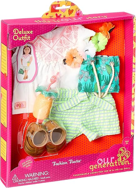 Og dolls  Our Generation  Fiesta Deluxe Vesito Per Bambole 46 Cm