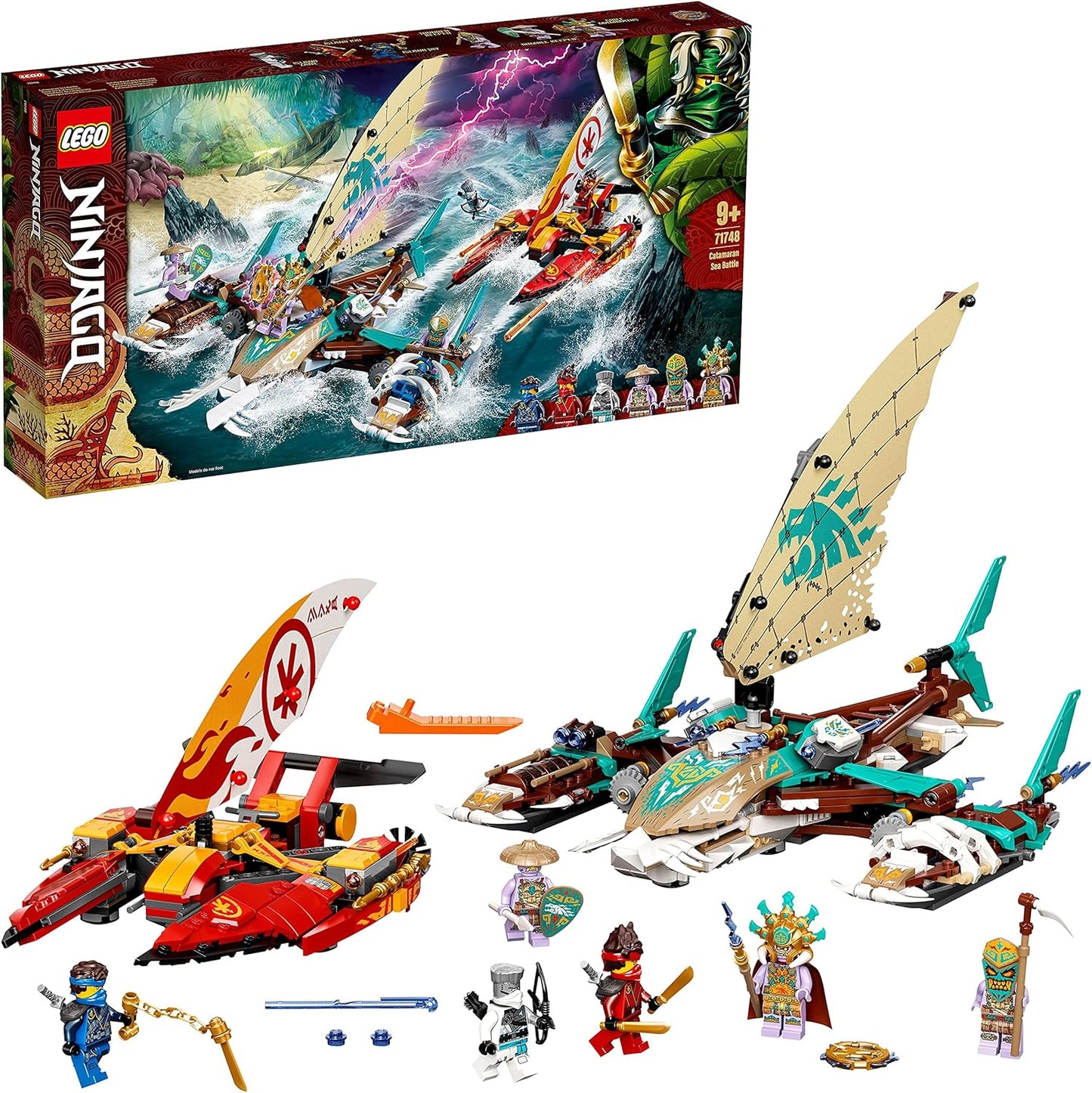 LEGO 71748 Ninjago Battaglia in mare dei catamarani