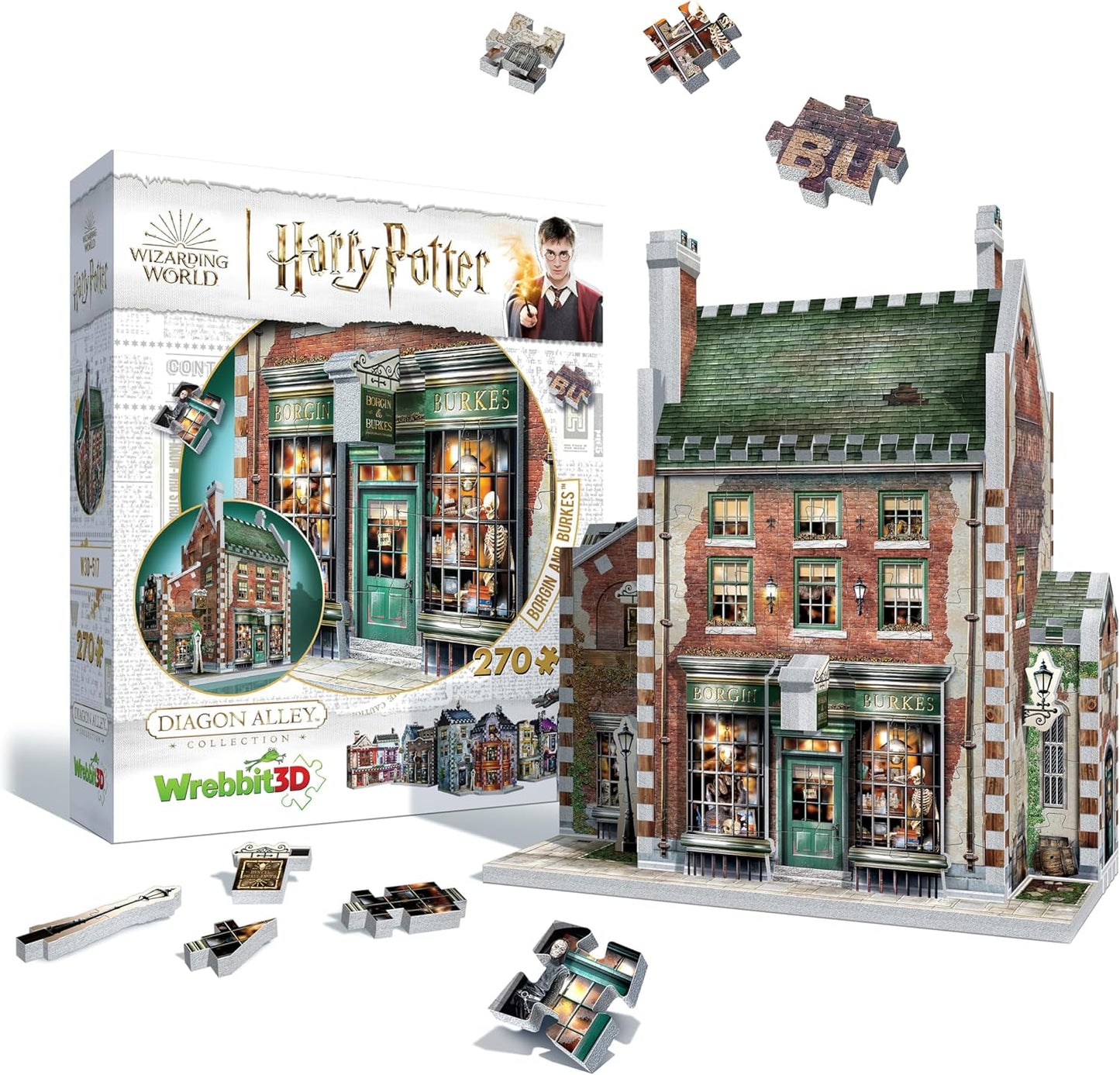 Harry Potter Puzzle -  Isola dei Collezionisti - Puzzle 3d 270pz Harry Potter Borgin E Burkes Harry Potter - Giochi Da Tavolo/societa' - 1 Puzzle 3d 270pz Harry Potter Borgin E Burkes Harry Potter