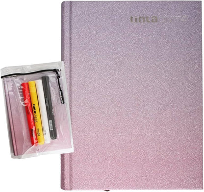 Tinta Unita Diario Glitter 2026/2027 16 Mesi Con Accessori