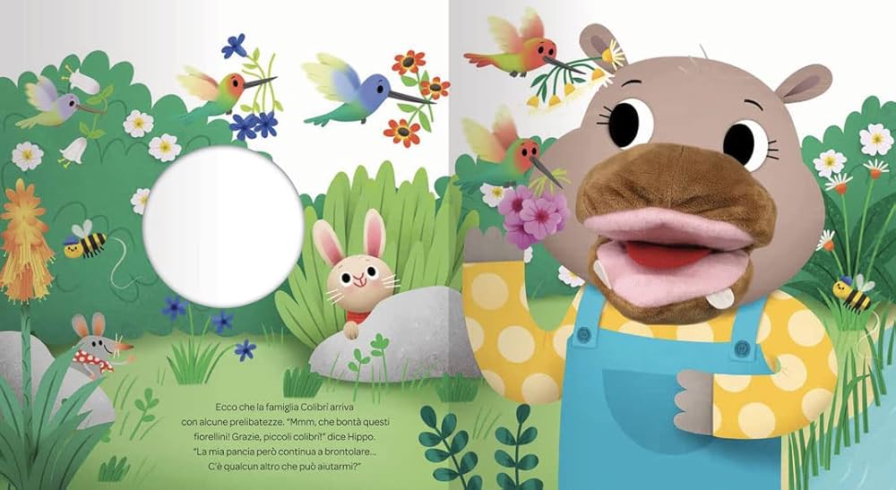 Dami Editore - Hippo Ha Sempre Fame. Libro Puppet Colori