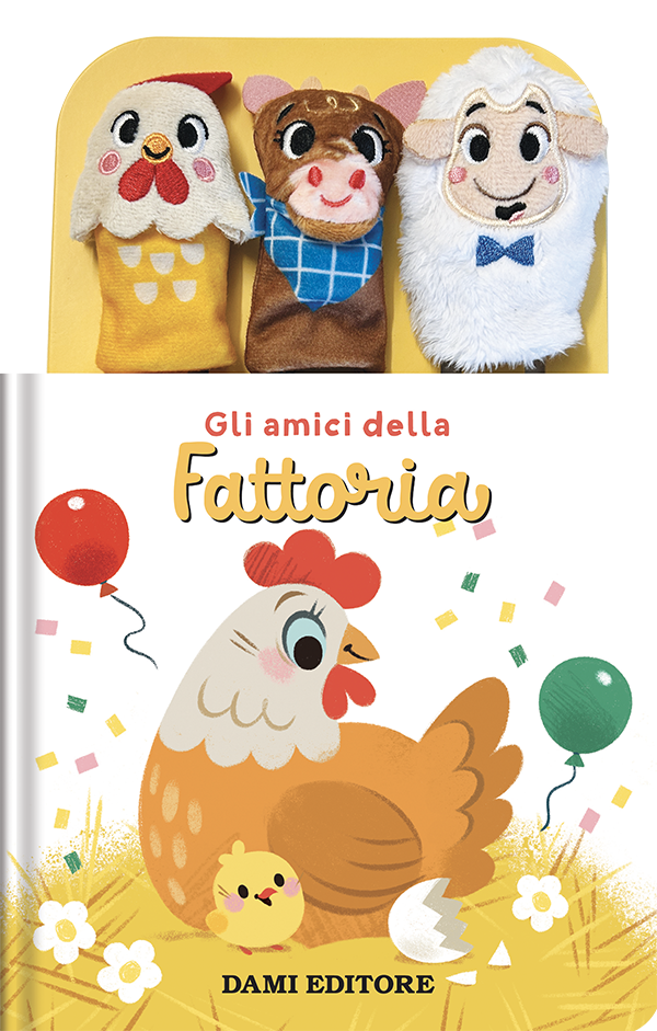 Dami Editore - Gli Amici Della Fattoria Con 3 Burattini A Dito