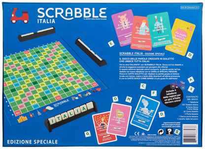 Mattel Scrabble Italia - Gioco Tavolo 2-4 Giocatori