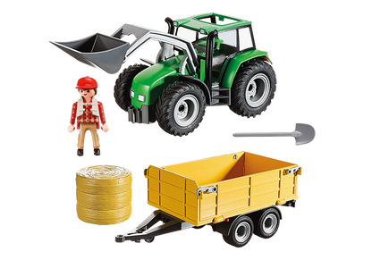 Playmobil 9317 Trattore Con Cassone