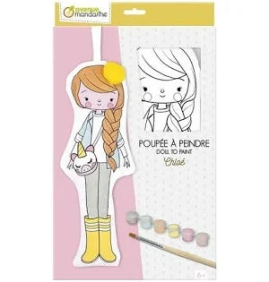 Avenue Mandarine Paintable Doll Mandarine Chloé