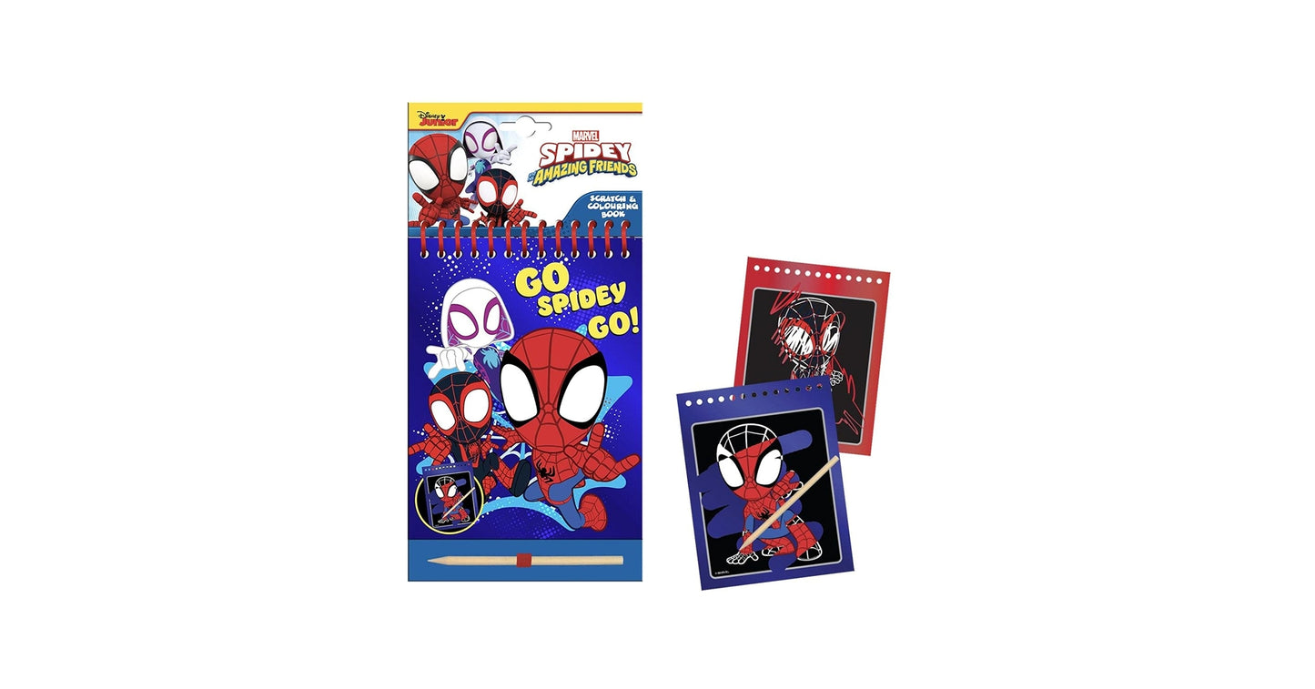 Cerdá Set Di Cancelleria Scratch Book Spidey