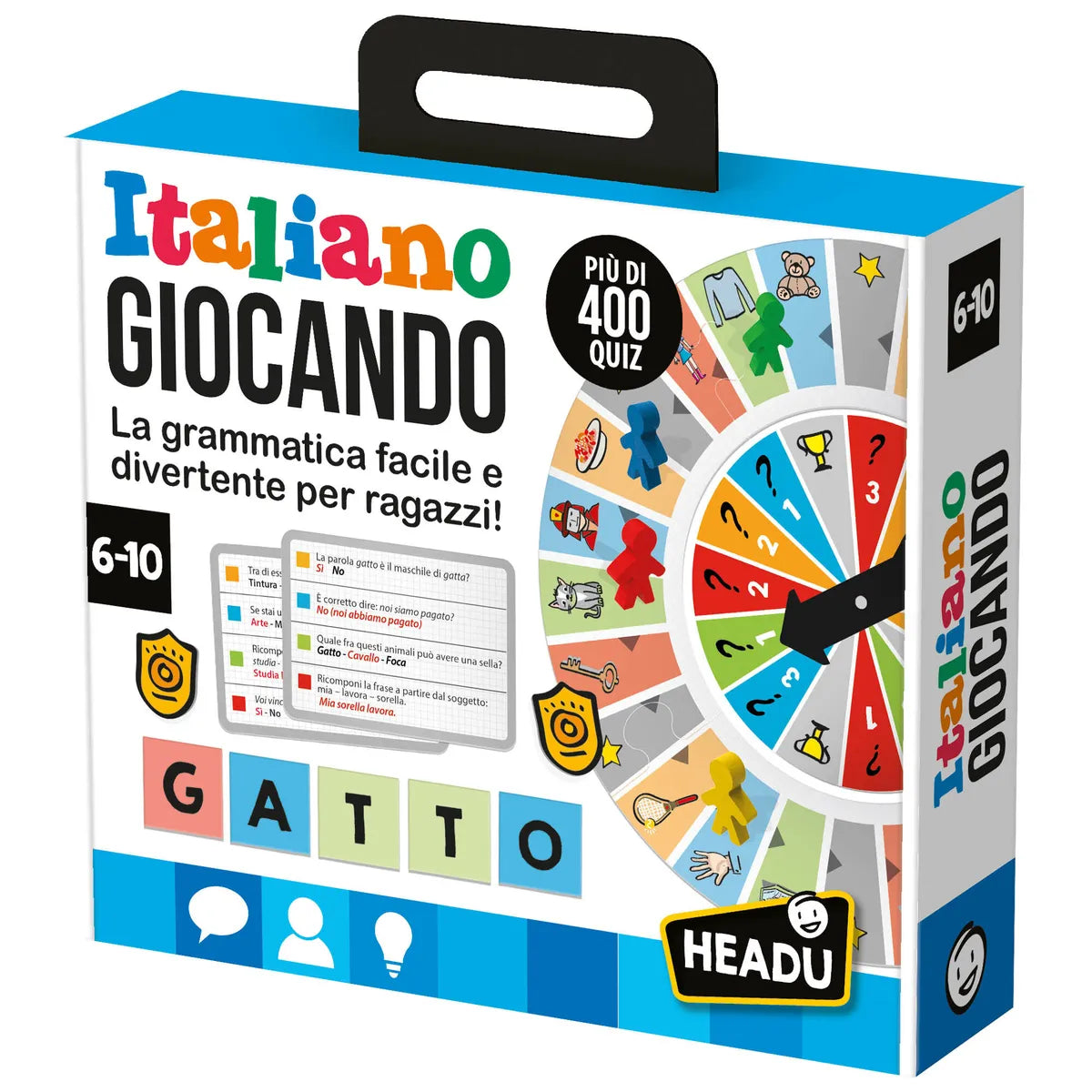 Italiano Giocando Headu 6-10 ANNI