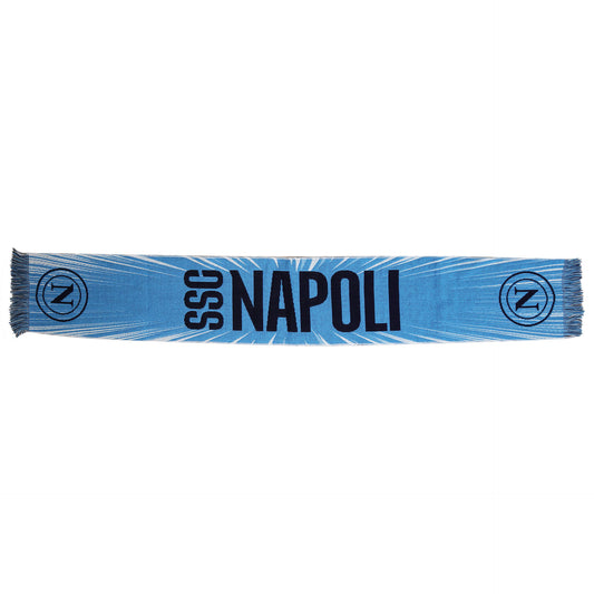 Sciarpa Jacquard Ssc Napoli Azzurra