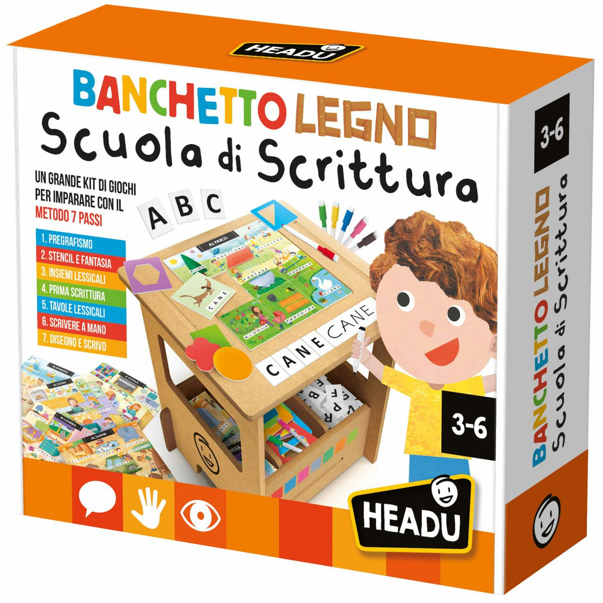 Banchetto Legno Scuola di Scrittura - HEADU
