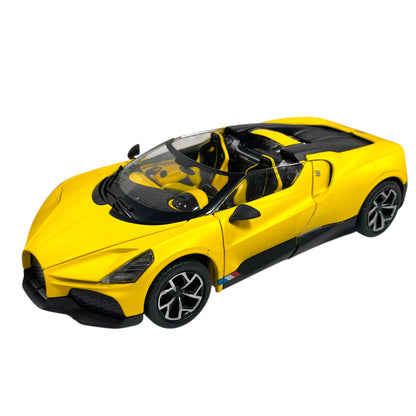 Re.El Toys Bugatti Mistral W16 2023 Giallo 1:24