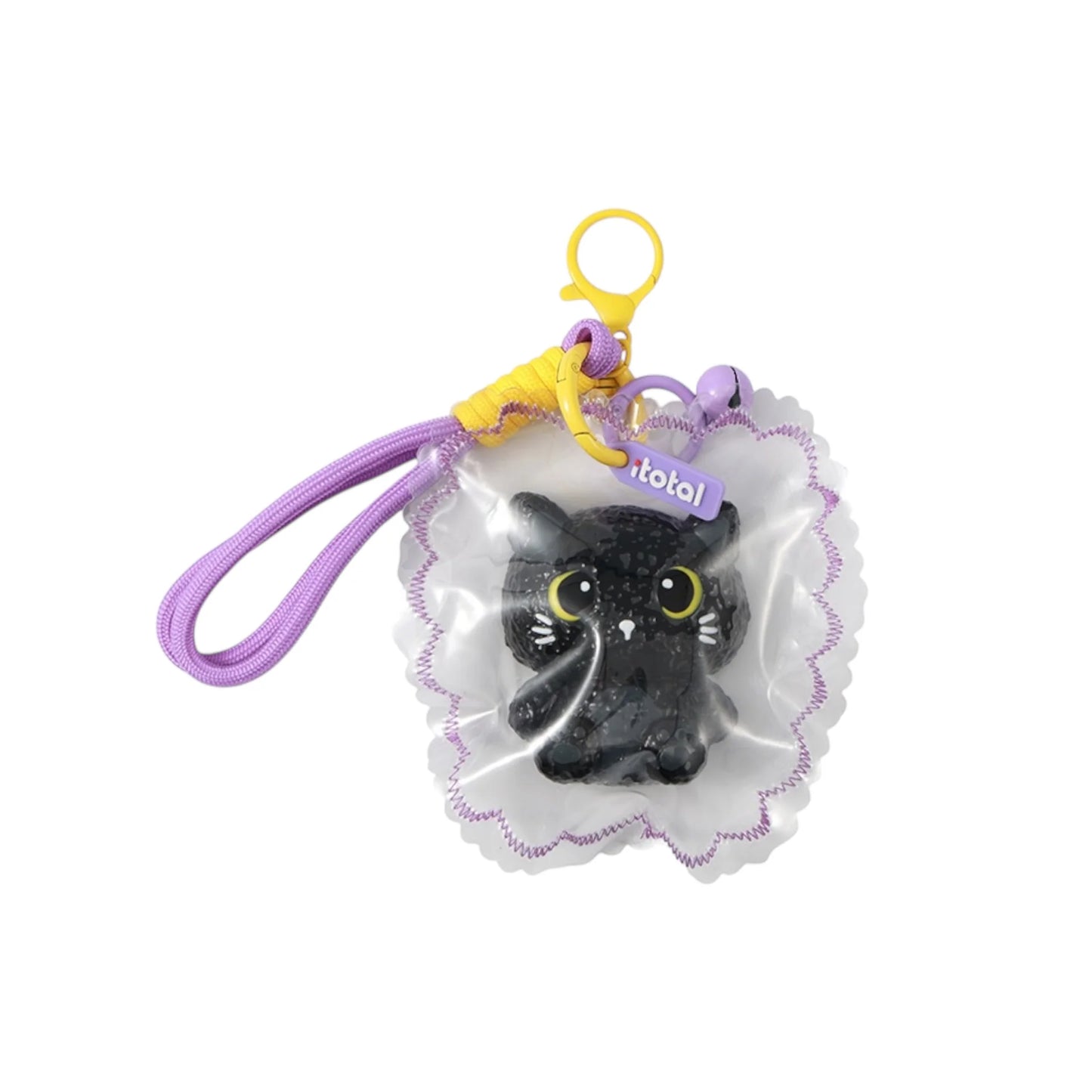 Itotal Portachiavi Jellypop Grey Cat