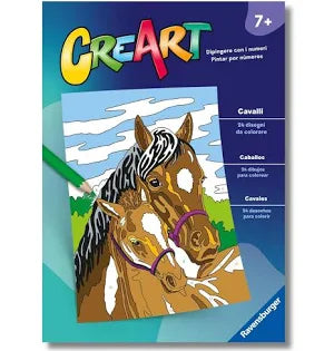 Ravensburger CreArt - Album Da Colorare Cavalli Da Sogno