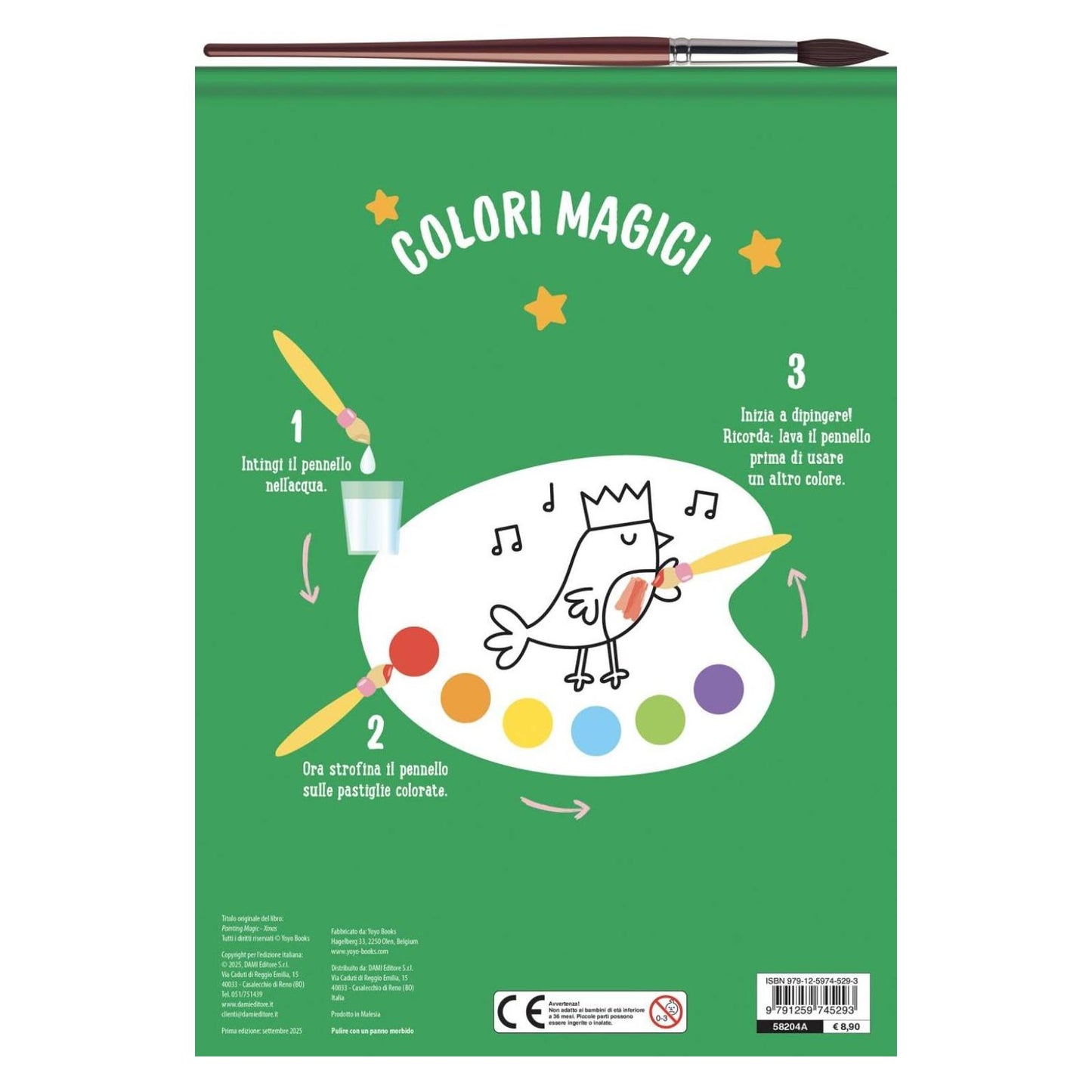 Dami Editore - Colora Il Natale Colori Magici Con Pennello E Acquerelli
