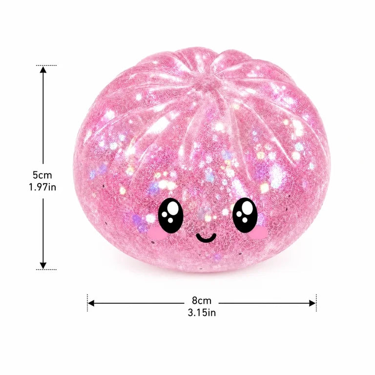 Squishy Toys Dumpling 5cm Slow Rise Glitter