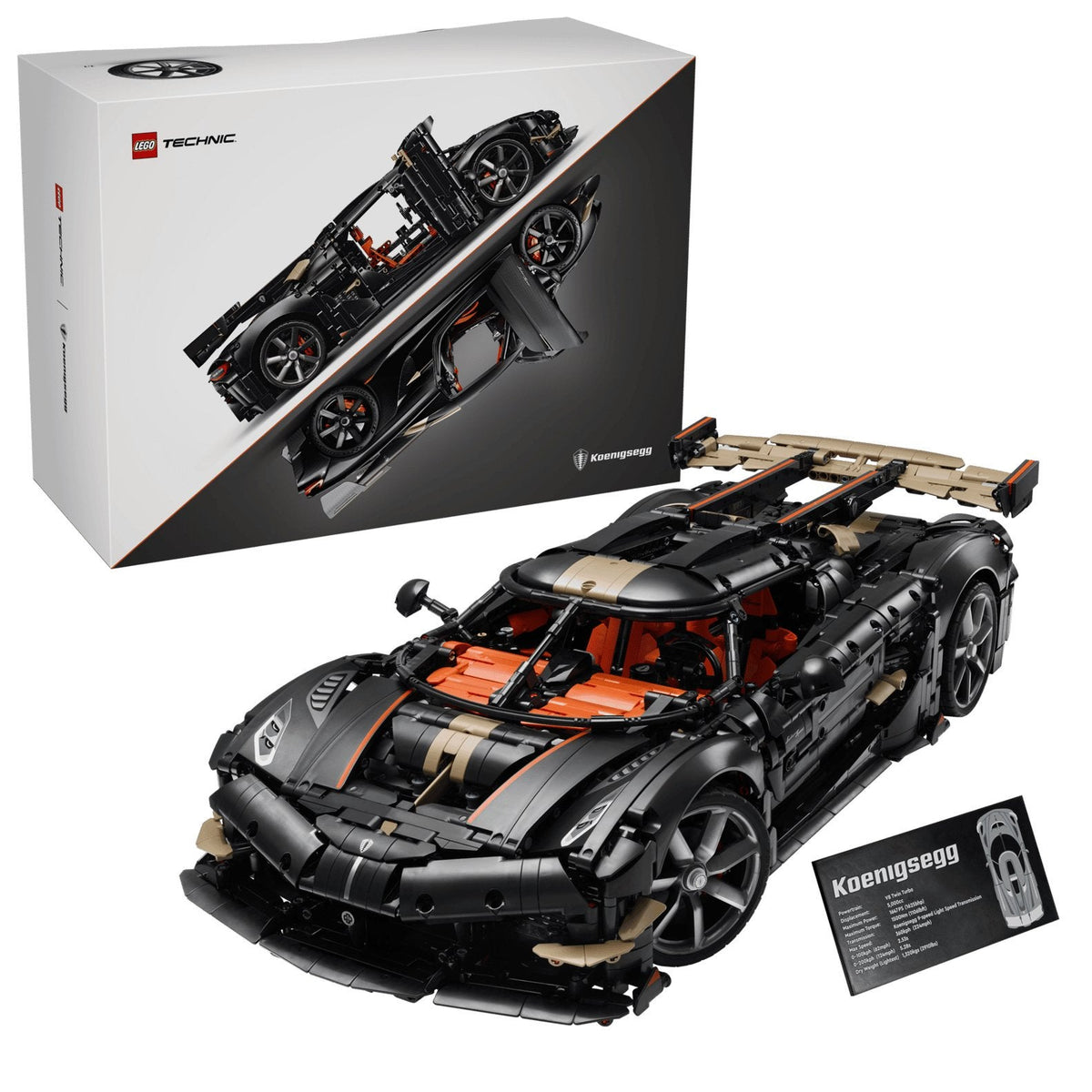 LEGO Technic 42232 Koenigsegg Sadair’s Spear Megacar