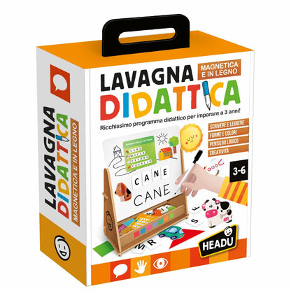 Lavagna Didattica Magnetica in Legno - HEADU