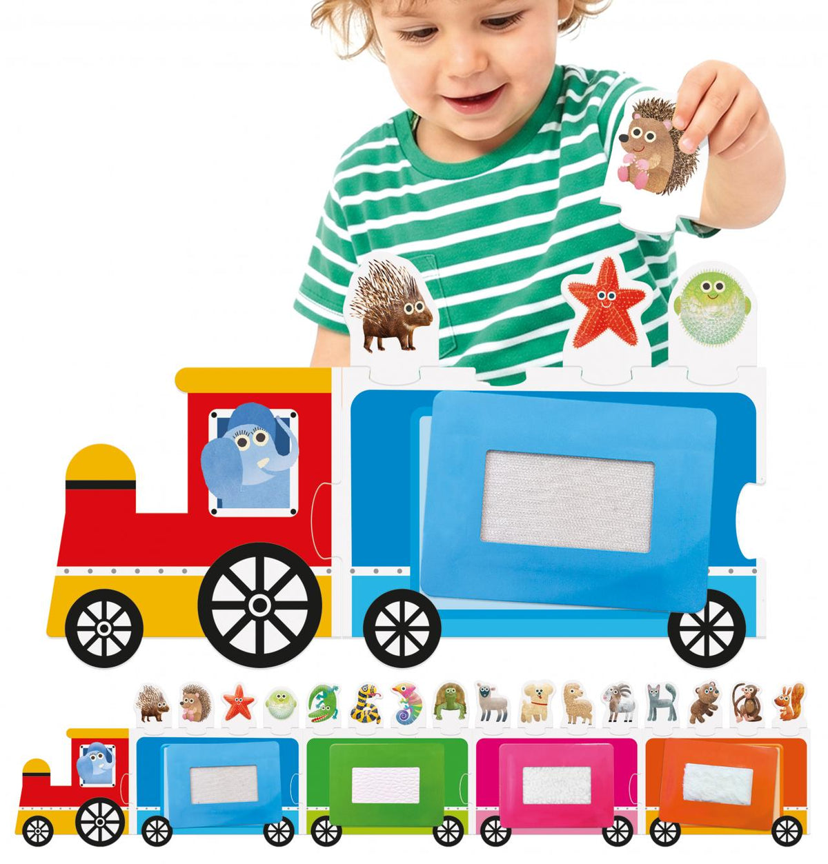 Tactile Baby Animal Train - immagine 2