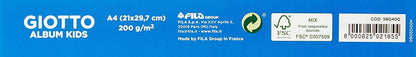 Album Kids A4 20 Fogli Pittura FILA - toysvaldichiana.it