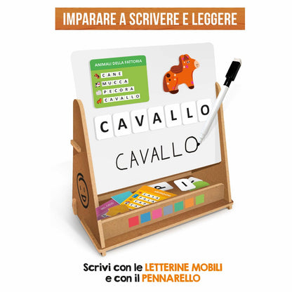 Lavagna Didattica Magnetica in Legno - immagine 4