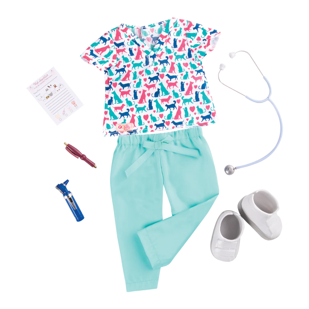 Og dolls  Our Generation  Set Veterinario Healthy Paws Per Bambole 46 Cm