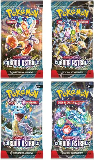 Carte Pokemon - Scarlatto E Violetto Corona Astrale (Busta, Soggetti Vari, ITA)