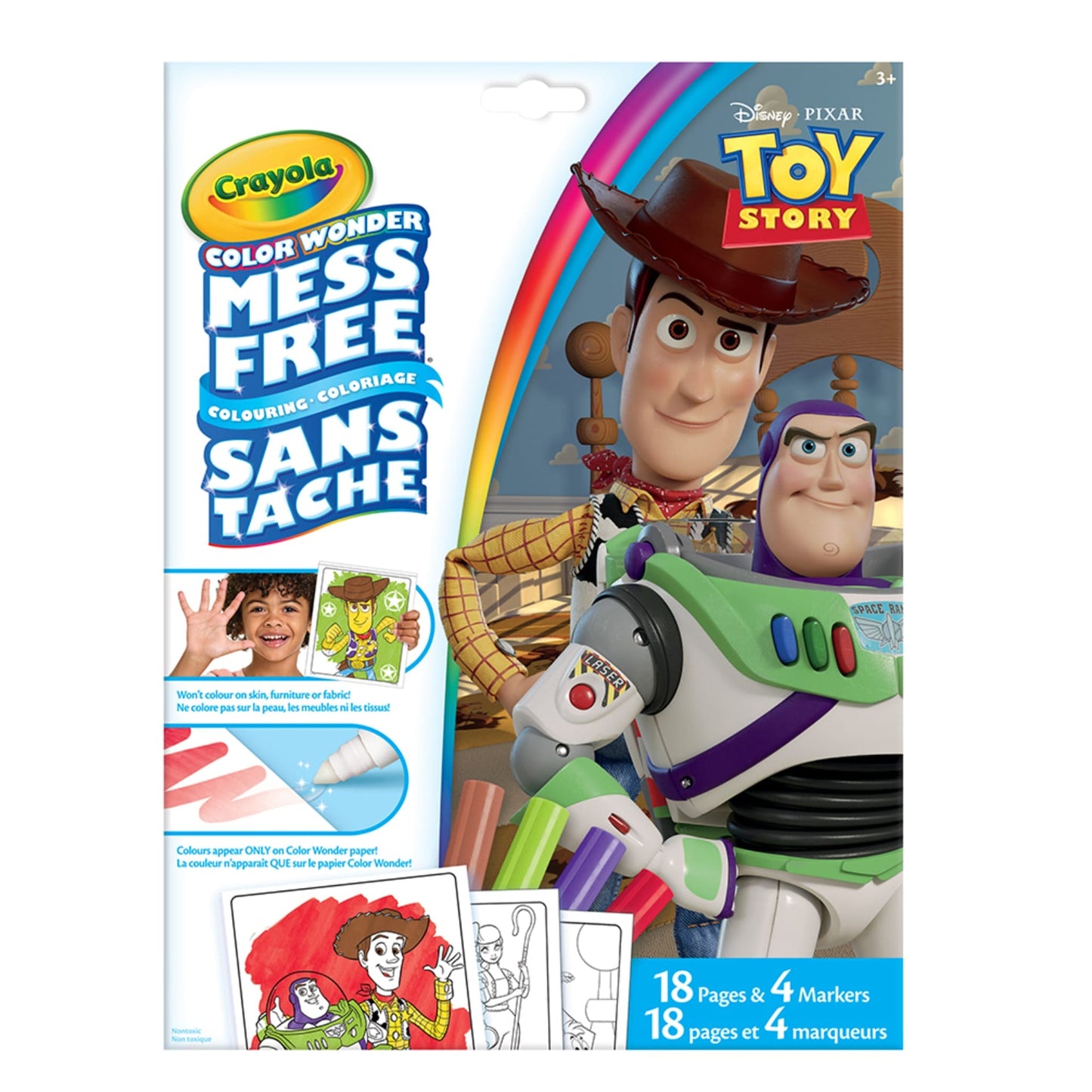 Crayola Color Wonder Toy Story 4 Set Colora Senza Macchie