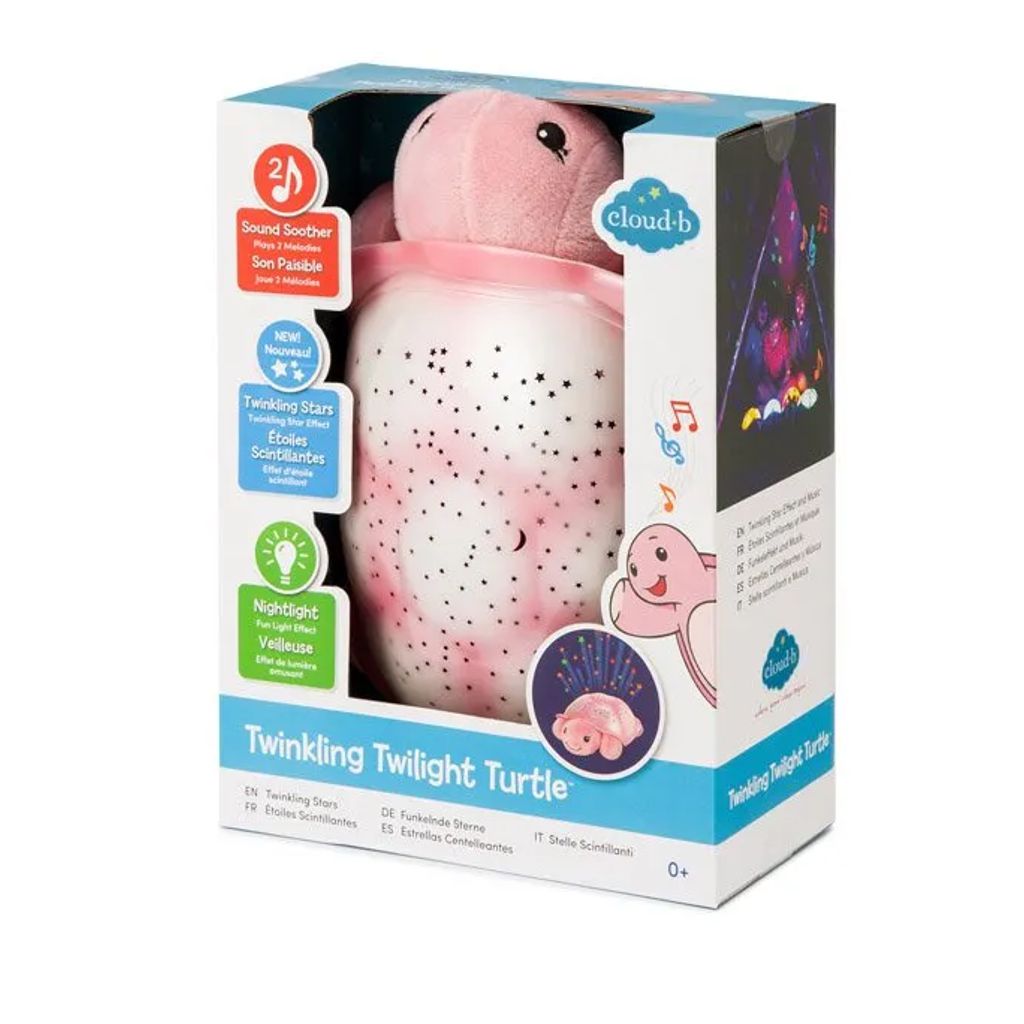 Cloud b - Twinkling Twilight Turtle - rosa lampada proiettore