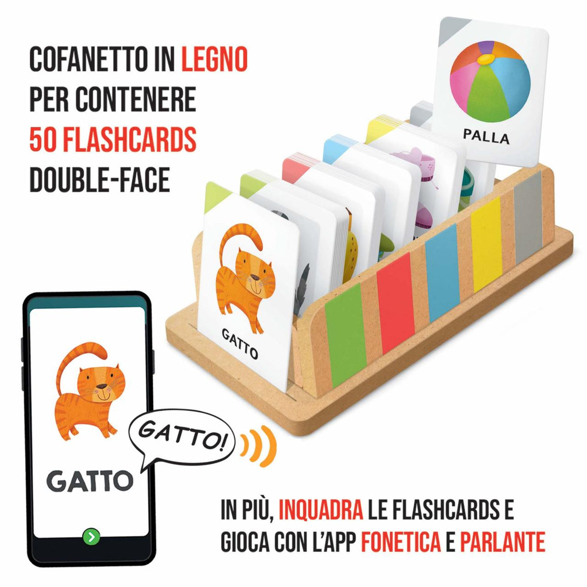 Cofanetto Flashcards 100 Parole Montessori - immagine 4