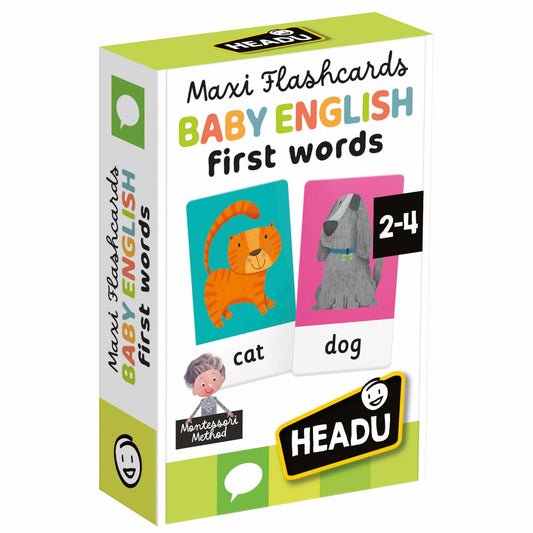 Maxi Flashcards Montessori Baby Headu 2-4 anni