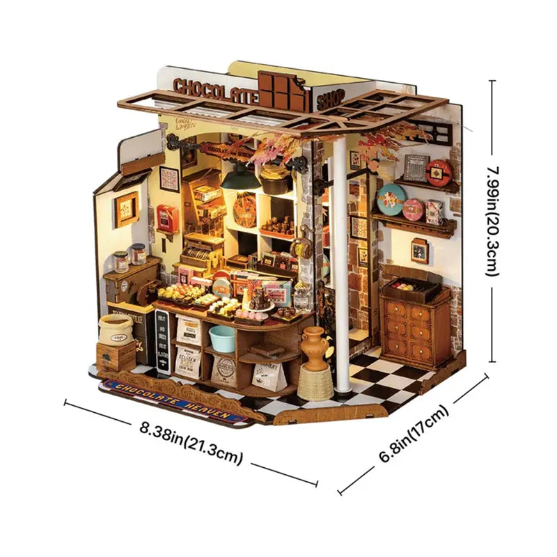 Henry's Chocolate Shop (DG174) Miniature Robotime