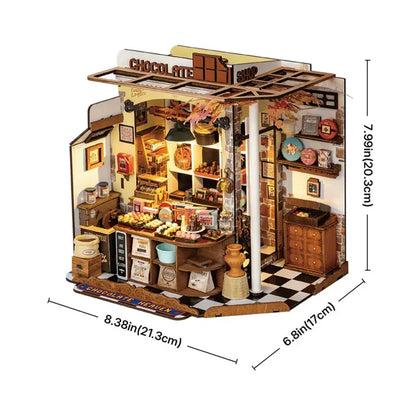 Henry's Chocolate Shop (DG174) Miniature Robotime