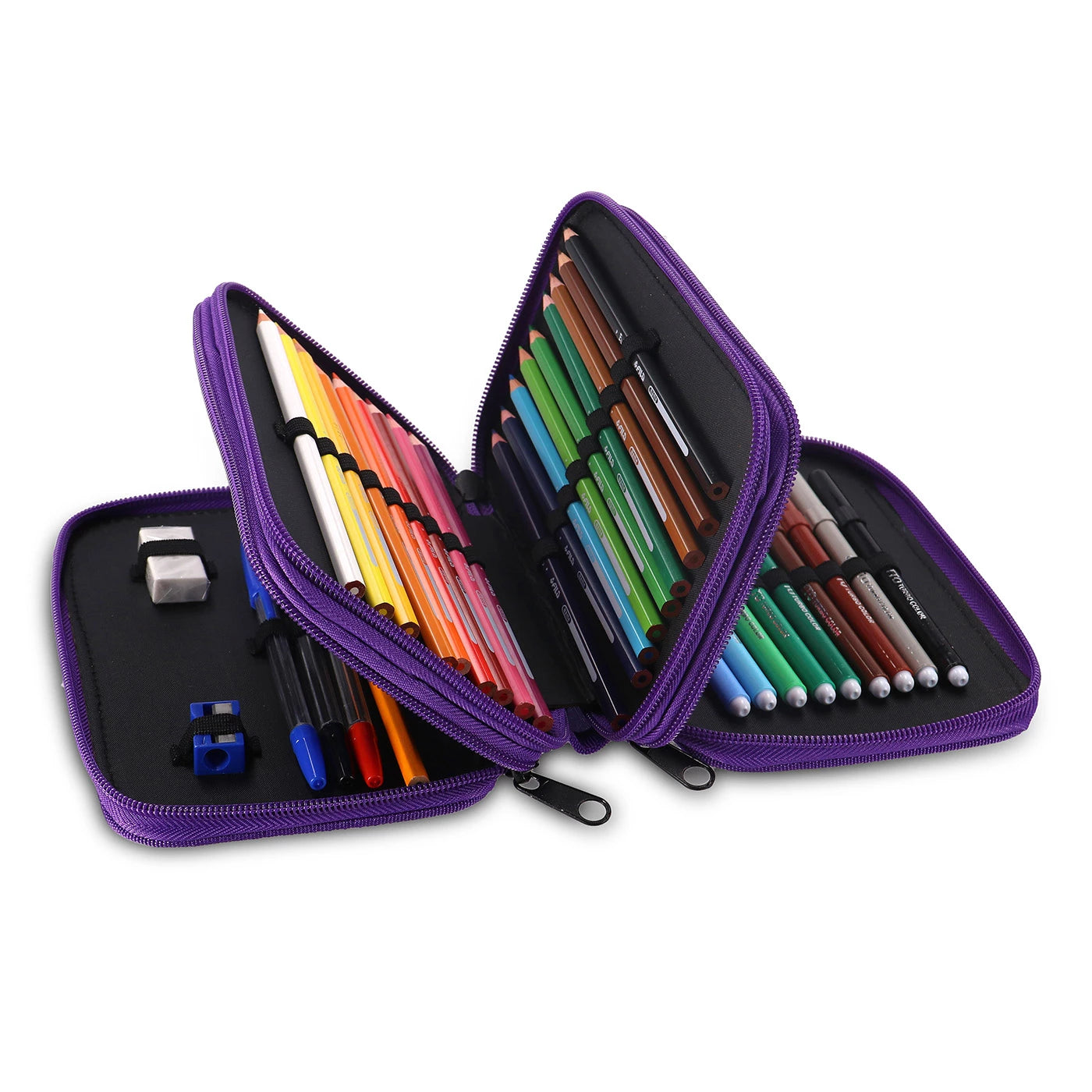 Astuccio 3 zip Fiorentina