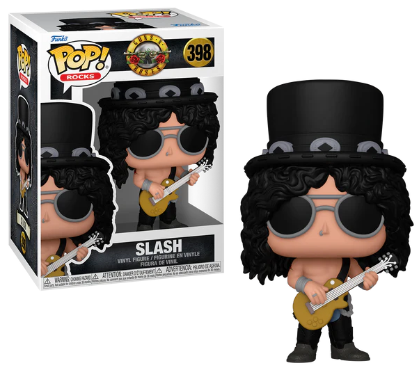Funko Pop GUN N ROSES - POP Rocks N° 398 - Slash (1980's)