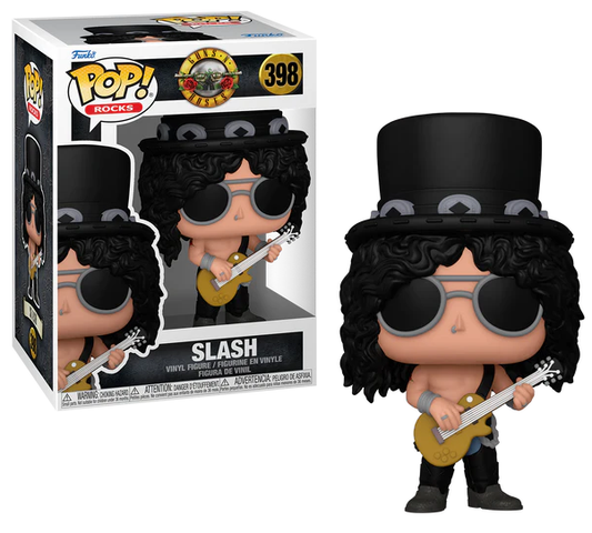 Funko Pop GUN N ROSES - POP Rocks N° 398 - Slash (1980's)