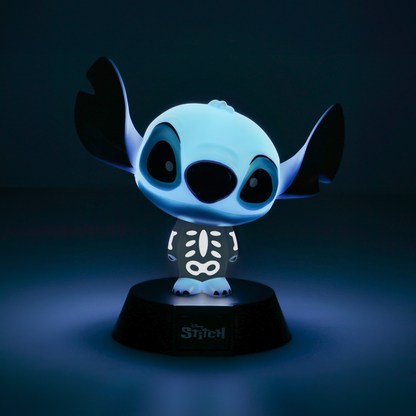 STITCH - Scheletro - Lampada icons 4 pollici paladone