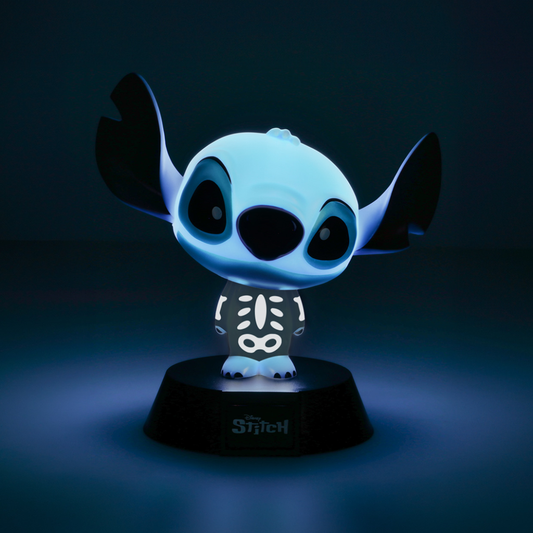 STITCH - Scheletro - Lampada icons 4 pollici paladone