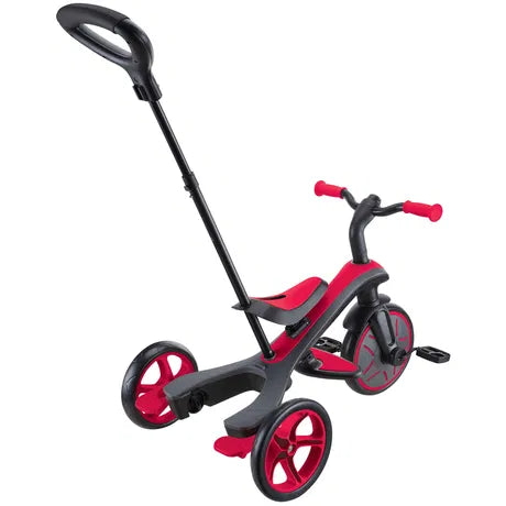 Globber - Explorer Trike 4in1 Deluxe Play - Rosso triciclo