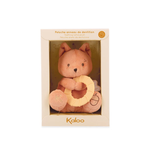 Kaloo – Peluche ed anello per la dentizione – Scoiattolo
