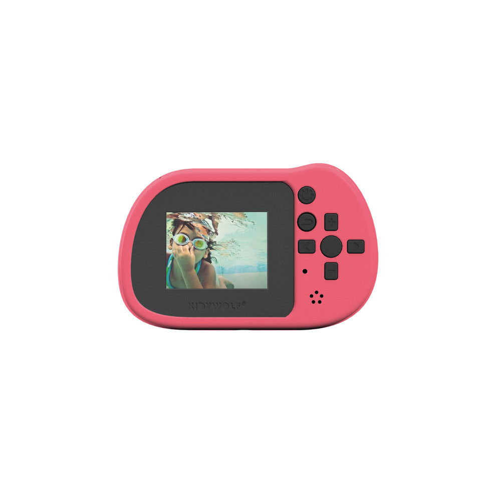 Kidywolf Fotocamera Waterproof, Rosa