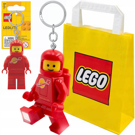 Lego Portachiavi con luce Led Rosso
