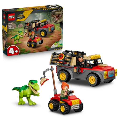 LEGO Jurassic World Camion per il Trasporto del Giovane T. rex